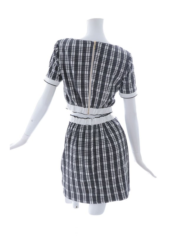 画像17: SALE!チェックセットアップドレス/胸元隠し/背中隠し/キャバドレス/ミニドレス【XS-Mサイズ/1カラー】[HC02-X] 【SB】dzk (17)