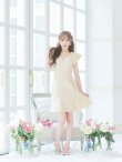 画像11: SALE!チェックツイードミニドレス/ボックスプリーツ/フリル袖/パールボタン/谷間見せ/背中見せ/ミニドレス/キャバドレス 【XS-Lサイズ/1カラー】[OF04] 【SB】dzw (11)