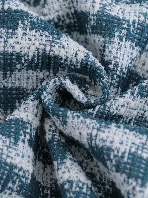 画像17: 【スプリングセール！】SALE!フロントジップツイードミニドレス/チェック柄/フリル袖/谷間見せ/背中隠し/ミニドレス/キャバドレス【XS-Lサイズ/1カラー】[OF01] 【SB】dzj (17)