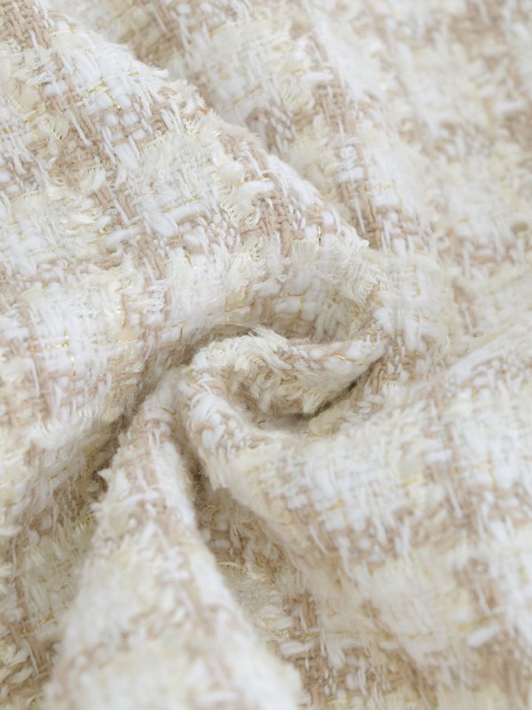 画像17: 【即日発送】セットアップツイードドレス/2ピース/チェック/ジップ/チュールスリーブ/ミニドレス/キャバドレス【XS-Mサイズ/1カラー】[HC02]【SB】 (17)