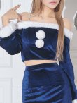 画像18: 【一部予約商品/11月下旬発送予定】【サンタコス 4点セット】【S-Lサイズ/2カラー】オフショルダーセットアップサンタコスプレ[OF01] (18)