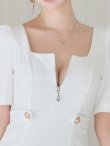 ホワイト　モデル：ゆめ　身長：160cm　着用サイズ：Sサイズ