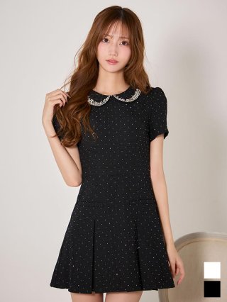 JEWELS 新品未使用 タグ付き キャバドレス ブラック ミニドレス ワンカラー ブラック(黒)ドレス一覧 | キャバドレスの通販なら JEWELS