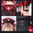 画像9: 【ノベルティ対象】【即日発送】ブラックデビルハーネスナース【マリームーン】【ハロウィンコスプレ9点セット】【フリーサイズ/1カラー】[YMT] (9)