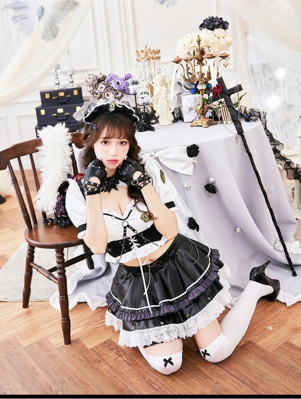 ブラック モデル身長:163cm 着用サイズ:Fサイズ