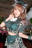 画像2: 【即日発送】ゼブラメイド【マリームーン】【ハロウィンコスプレ9点セット】【フリーサイズ/1カラー】[HC03] (2)
