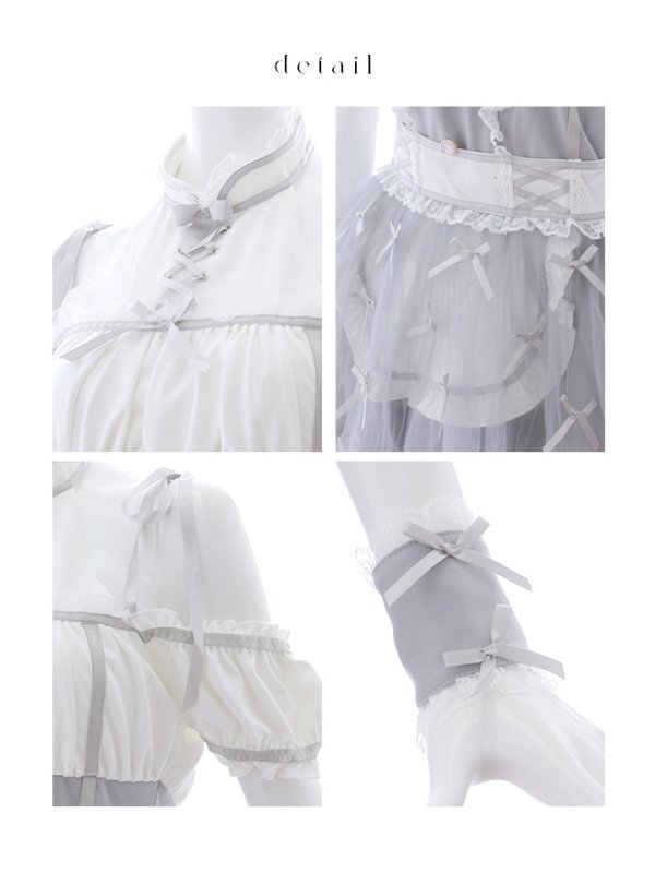 画像28: 【即日発送】 【ハロウィン】リボンブーケメイド【Malymoon/マリームーン 【コスプレ4点セット】【フリーサイズ/2カラー】[OF04] (28)