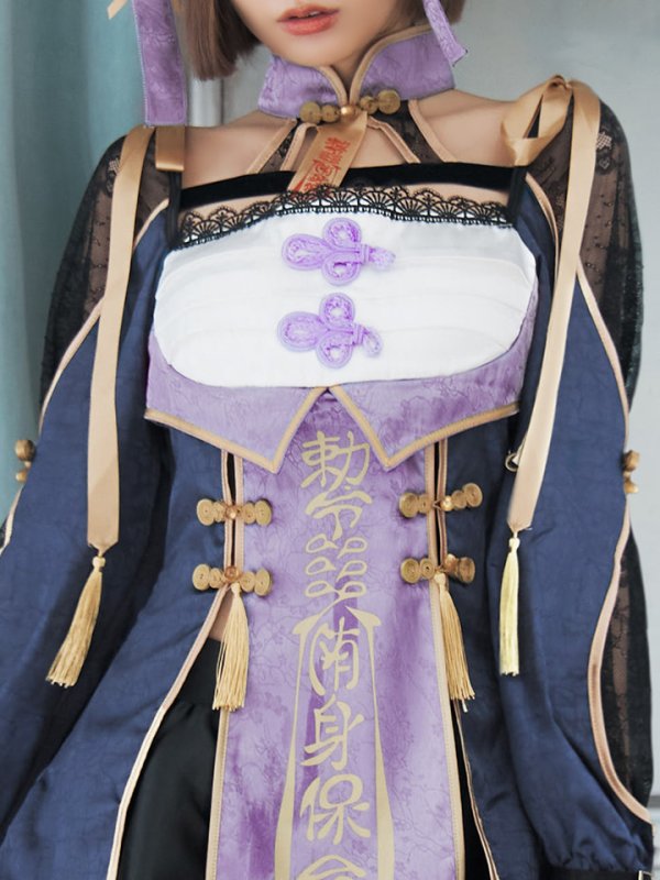 画像9: 【即日発送】【ハロウィン】ミスティックカラーキョンシー【Malymoon/マリームーン】【コスプレ6点セット】【フリーサイズ/1カラー】[OF04] (9)