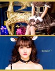 画像9: 【即日発送】【クリスマスコスプレ4点セット】【Malymoon/マリームーン】Cuteなクリスマストナカイコスプレ【フリーサイズ/1カラー】[YMT] (9)