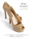 画像20: 【COMEX】 3color/ 12.5cmヒール/ プラチナドゥ パンプス/ エナメル/ ハイヒール/ オープントゥ/ ピンヒール/ ポインテッドトゥ/ プラットフォーム/ パンプス[OF02] (20)