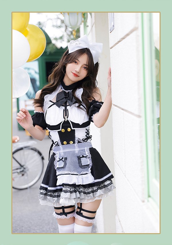 画像11: 【即日発送】プリンセスメイド【マリームーン】【ハロウィンコスプレ8点セット】【フリーサイズ/2カラー】[HC03] (11)