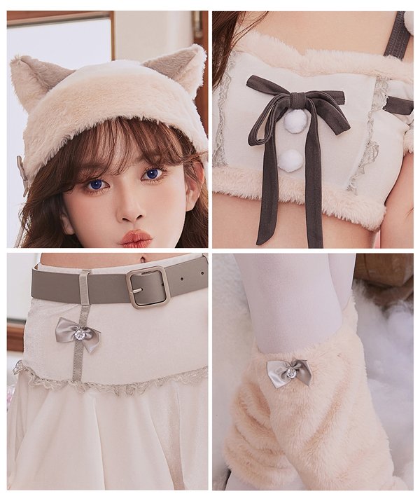 画像10: 【即日発送】【クリスマスコスプレ9点セット】【Malymoon/マリームーン】ラグドールサンタ【フリーサイズ/1カラー】[OF03] (10)