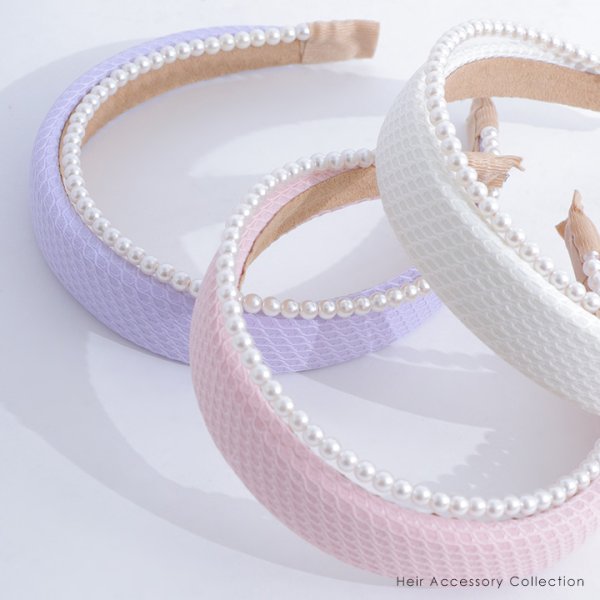 画像7: 【アクセサリー：カチューシャ】パールカラーカチューシャ【3カラー】[OF02] (7)