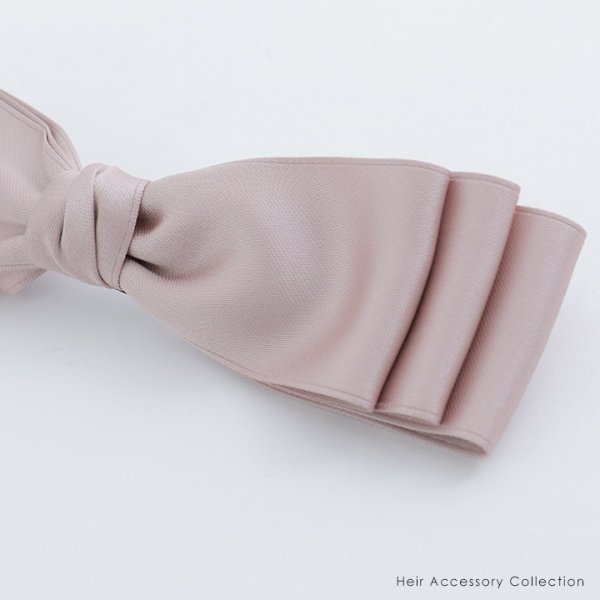 画像3: 【バレッタ】ベージュビッグリボンバレッタ【1カラー】[OF02] (3)