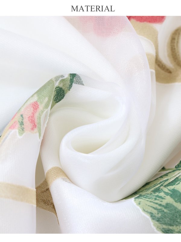 画像10: 値下げ！【高級ドレスセール】【S-Mサイズ/2カラー】リボン/フラワープリント/セットアップ/キャバドレス/ミニドレス[HC02]【AOC】 (10)