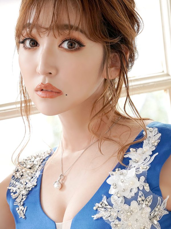 画像3: 【アクセサリー:ネックレス】【ネックレス】【Angel R/エンジェルアール】リーフモチーフパールラグジュアリーラインストーンネックレス【OF02C-U】 (3)