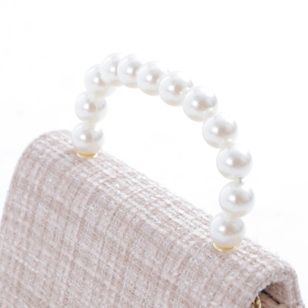 画像7: ツイード/パール/ハンドバック【バッグ】【Fサイズ/3カラー】[OF04] (7)