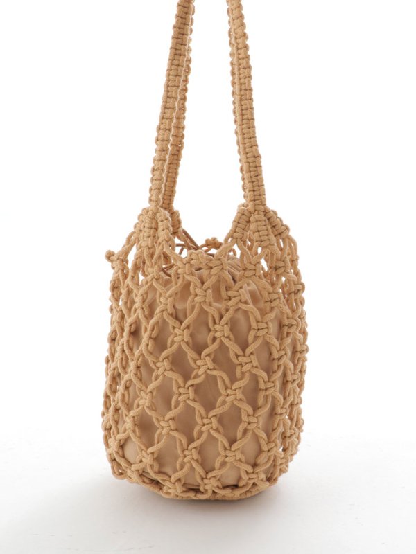 画像5: 【バッグ】ロープ編みバッグ【Fサイズ/2カラー】[YMT] (5)
