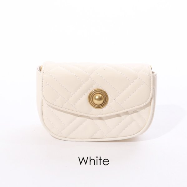 画像4: キルティングデザインミニショルダーバッグ【3カラー】[OF04] (4)