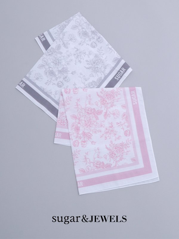 画像2: 【小物:ハンカチ】ハンカチ/プリントハンカチ/ミニハンカチ【OF02-C】 (2)