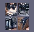 画像4: 【即日発送】レザーエッジデニムメイド【Malymoon/マリームーン】【ハロウィンコスプレ12点セット】【フリーサイズ/ワンカラー】[HC03] (4)