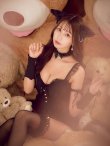画像2: 【マリームーンコラボ】【ハロウィン】黒猫ビスチェセットアップ【コスプレ7点セット】【XS-Lサイズ/1カラー】[HC03] (2)