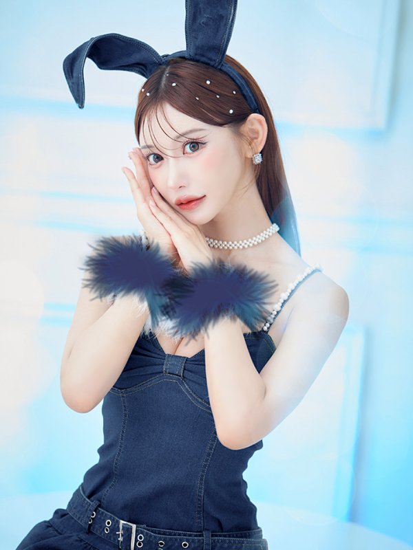 画像9: 【SALE!!】【即日発送！】【ハロウィン】 バニーデニムワンピース【コスプレ5点セット】 【XS-Lサイズ/1カラー】[HC03] (9)