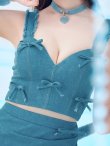 画像10: 【即日発送！】【ハロウィン】 キャットデニムセットアップ 【コスプレ6点セット】 【XS-Lサイズ/1カラー】[YMT] (10)