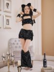 画像13: 【即日発送】【ハロウィン】 もこもこキャットリボンセットアップ 【コスプレ6点セット】 【Fサイズ/3カラー】[OF01] (13)