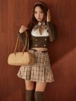 ブラウン　モデル:三上悠亜　身長:159cm　着用サイズ:Sサイズ