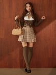 ブラウン　モデル:三上悠亜　身長:159cm　着用サイズ:Sサイズ