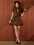 ブラウン　モデル:三上悠亜　身長:159cm　着用サイズ:Sサイズ