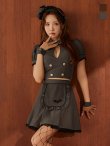 グレー　モデル:三上悠亜　身長:159cm　着用サイズ:Sサイズ