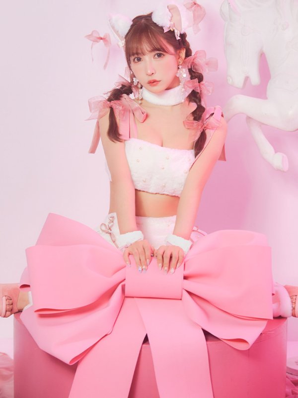 画像19: 【即日発送】【ハロウィン】 もこもこキャットリボンセットアップ 【コスプレ6点セット】 【Fサイズ/3カラー】[OF01] (19)