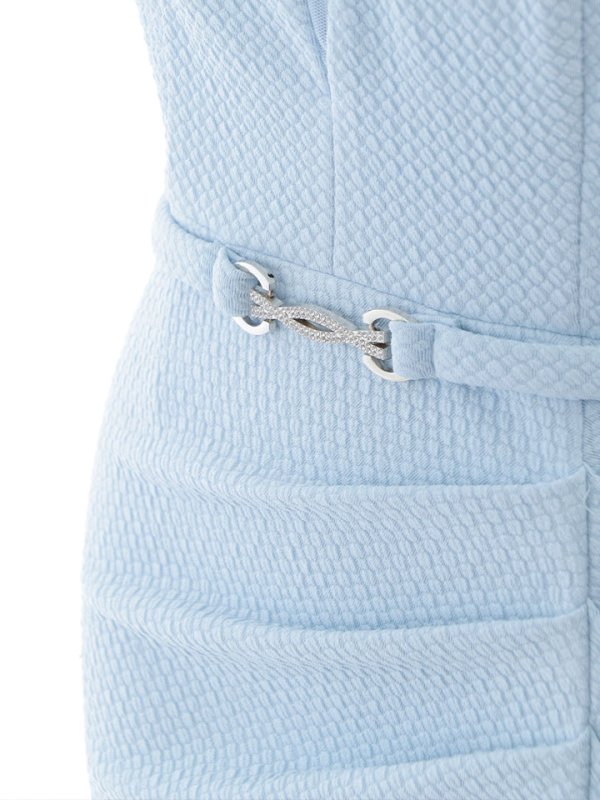 画像24: ワッフルノースリーブドレス/肌見せ/谷間見せ/背中見せ/タイト/ミニドレス/キャバドレス【S-Mサイズ/2カラー】[OF03] 【IM】 (24)