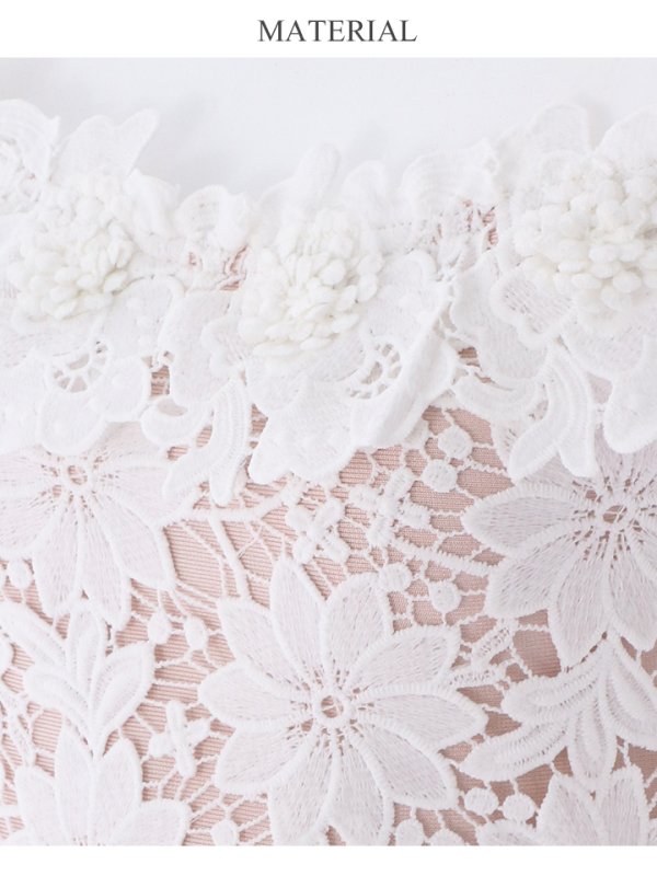 画像15: SALE!【高級ドレスセール】【Jessica/ジェシカ】レース/ オフショル/ フラワー/ タイト/ ミニドレス/ キャバドレス【HC03】 (15)