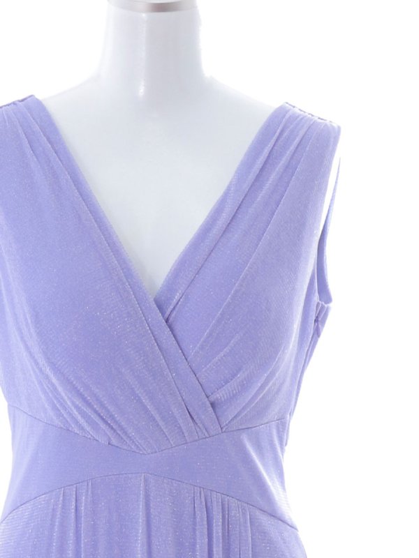 画像20: グリッターラメロングドレス/カシュクール/ノースリーブ/谷間見せ/背中隠し/キャバドレス【S-XLサイズ/2カラー】[OF03B] (20)