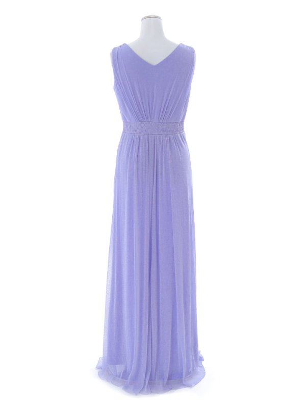 画像17: グリッターラメロングドレス/カシュクール/ノースリーブ/谷間見せ/背中隠し/キャバドレス【S-XLサイズ/2カラー】[OF03B] (17)