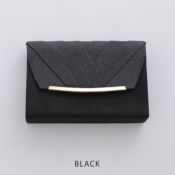 画像2: 【バッグ】2WAYラメスクエアクラッチバッグ【Fサイズ/2カラー】[OF03] (2)