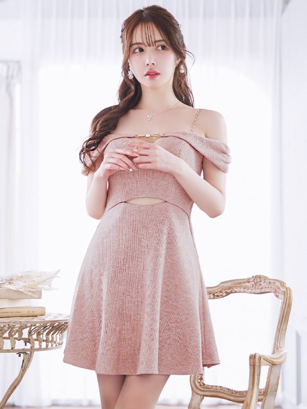 ピンク　モデル：ゆめ　身長：160cm　着用サイズ：Sサイズ