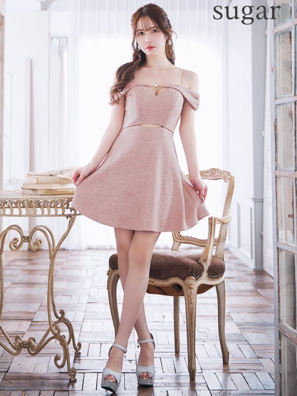 ピンク　モデル：ゆめ　身長：160cm　着用サイズ：Sサイズ