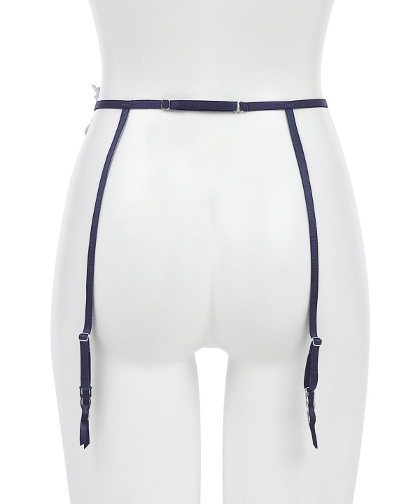 ガーター カラー：ネイビー