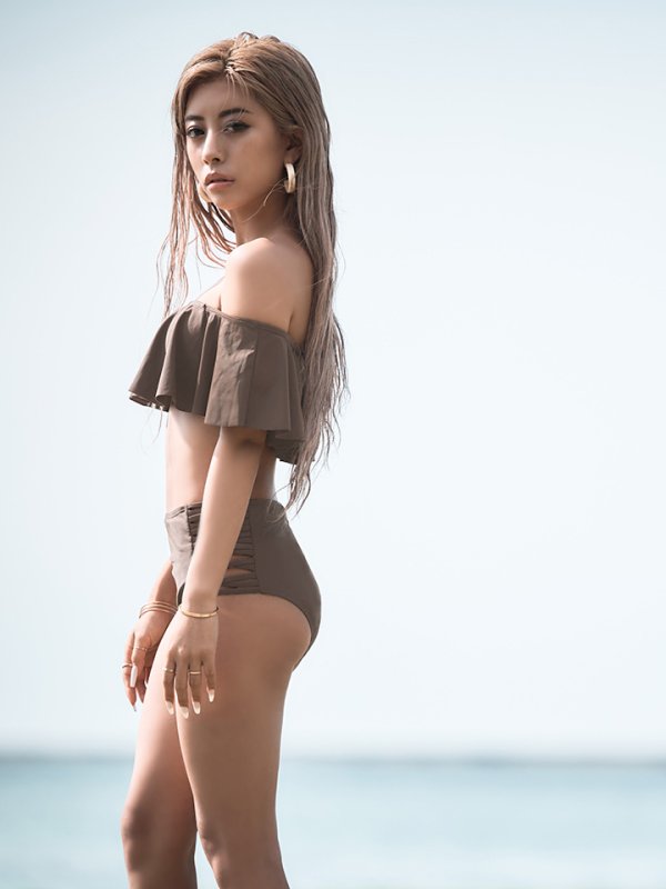 画像10: 【即日発送】SALE!!【ビキニ】SALE!!【水着】オフショハイウエストビキニ[YMT] (10)