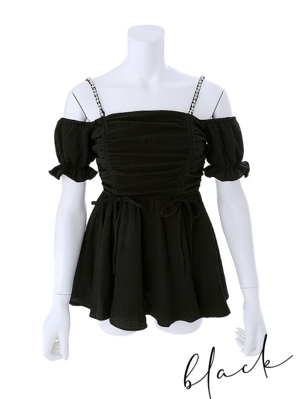 画像23: 【即日発送】【ビキニ】【水着】ビジューオフショルダーワンピースビキニ2点セット [YMT] (23)