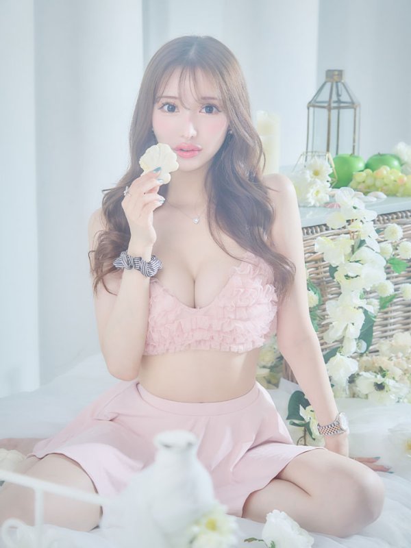 画像3: 【即日発送】【MISTREASS×sugarコラボビキニ】【水着】チュールフレアスカートビキニ 3点セット[YMT] (3)