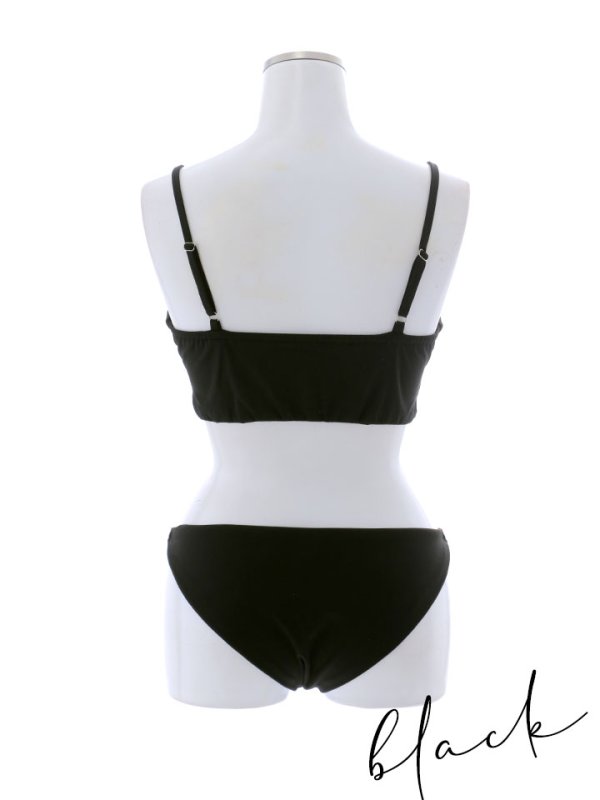 画像22: 【即日発送】【ビキニ】【水着】フロントジップビジューチェーンビキニ 2点セット [YMT] (22)