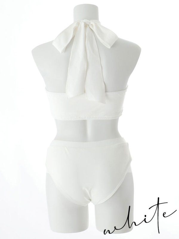画像27: 【即日発送】【ビキニ】【水着】クロスホルターネックビキニ 2点セット [YMT] (27)