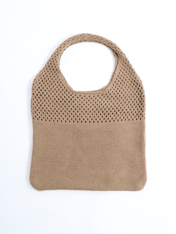 画像3: 【即日発送】【ビキニ】【水着小物：ビーチバッグ】ニットバッグ/ 2カラー[YMT] (3)