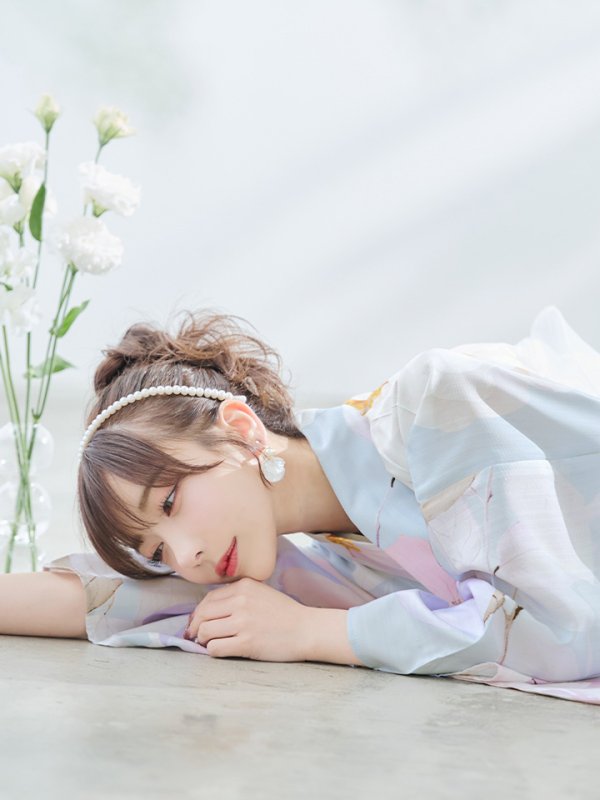 画像7: 【即日発送！】アイシーフラワー牡丹浴衣  【浴衣３点セット 浴衣/帯/下駄】[YMT] (7)