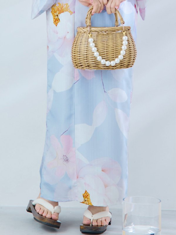 画像17: 【即日発送】シャーベットフラワー牡丹浴衣  【浴衣３点セット 浴衣/帯/下駄】[YMT] (17)
